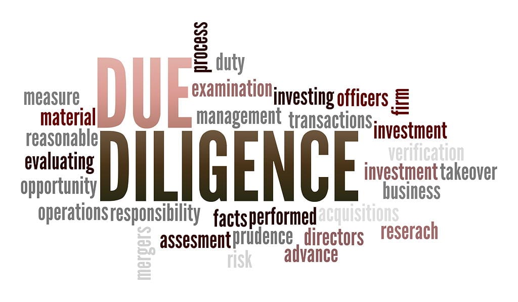due diligence for plastic materials