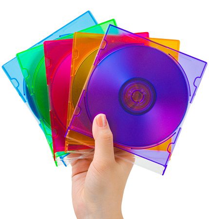 Colored CD Cases