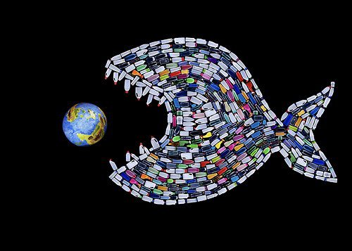 More plastic than fish in the sea?